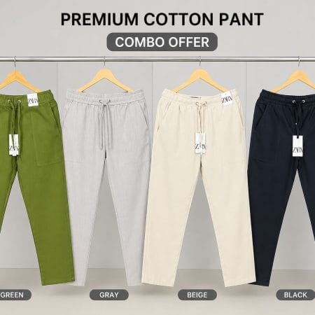 Remi Cotton Trouser( 4 pcs combo )
