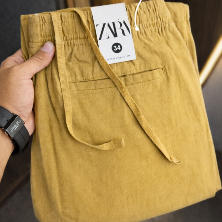 Summer Best Remi Cotton Trouser- Camel Brown